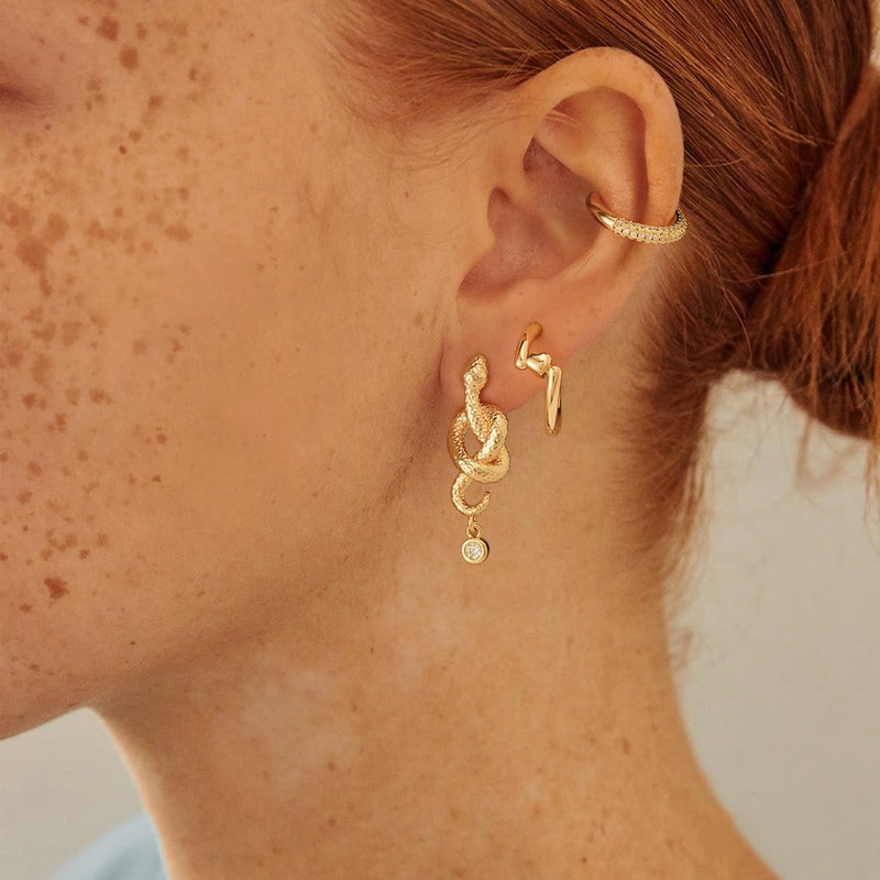 MYEARS Women Ear Cuff Earring Gold Non Pierced Ear Cartilage Clip on Wrap Hoop 14K Gold Filled Tiny Boho Beach Simple Minimalist Delicate Handmade Hypoallergenic Jewelry Gift-Sold as Single/Pair - Image 5